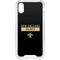 NFL New Orleans Saints Black Performance Series iPhone XS Clear Case