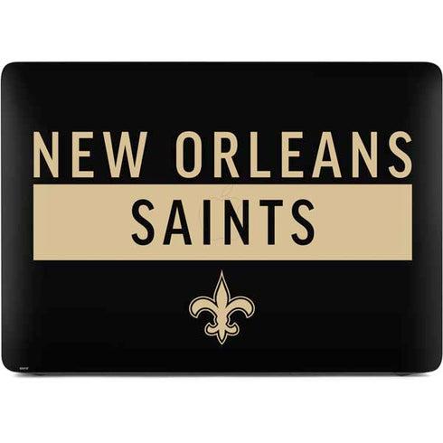 NFL New Orleans Saints Black Performance Series Apple MacBook Air Skin