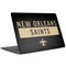 NFL New Orleans Saints Black Performance Series MacBook Skins
