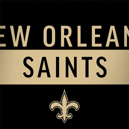 NFL New Orleans Saints Black Performance Series MacBook Skins