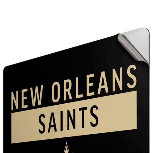 NFL New Orleans Saints Black Performance Series Apple MacBook Pro 16-inch Skin