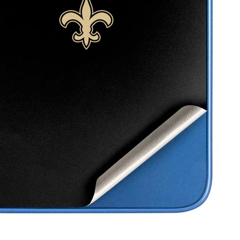 NFL New Orleans Saints Black Performance Series Moto G Play 4G (2024) Skin