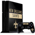 NFL New Orleans Saints Black Performance Series PS4 Console and Controller Bundle Skin