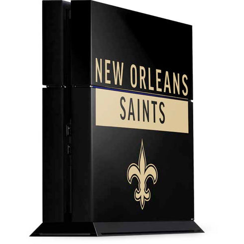 NFL New Orleans Saints Black Performance Series PlayStation PS4 Skins
