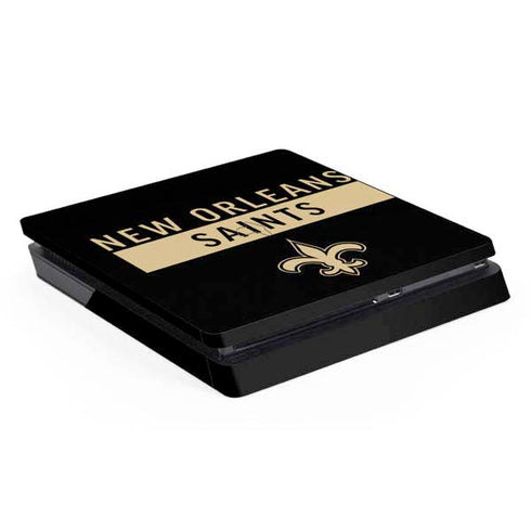 NFL New Orleans Saints Black Performance Series PlayStation PS4 Skins