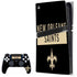 NFL New Orleans Saints Black Performance Series PlayStation PS5 Skins