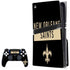 NFL New Orleans Saints Black Performance Series PS5 Pro Disk Bundle Skin