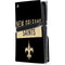 NFL New Orleans Saints Black Performance Series PS5 Pro Disk Console Skin