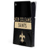NFL New Orleans Saints Black Performance Series PlayStation PS5 Skins
