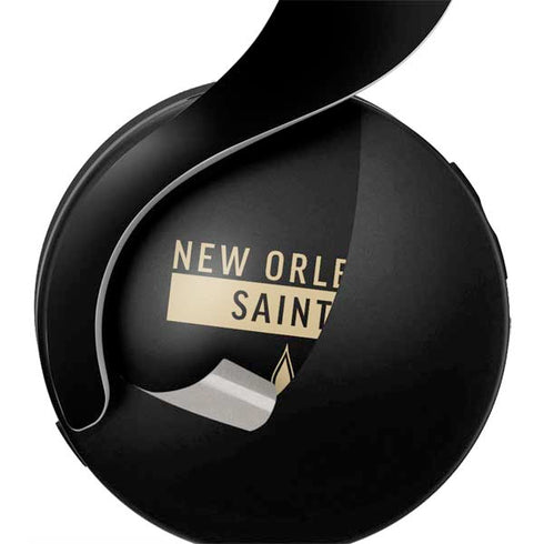 NFL New Orleans Saints Black Performance Series PULSE 3D Wireless Headset for PS5 Skin