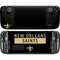 NFL New Orleans Saints Black Performance Series Steam Deck Handheld Gaming Computer OLED Skin
