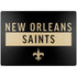 NFL New Orleans Saints Black Performance Series Surface Laptop 7 13.8in Skin