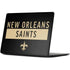 NFL New Orleans Saints Black Performance Series Surface Laptop 7 15in Skin