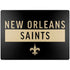 NFL New Orleans Saints Black Performance Series Surface Laptop 7 15in Skin