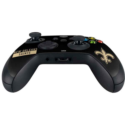 NFL New Orleans Saints Black Performance Series Xbox Series X Controller Skin