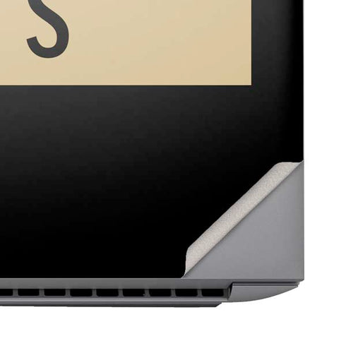 NFL New Orleans Saints Black Performance Series HP ZBook Fury 16 G10 Skin