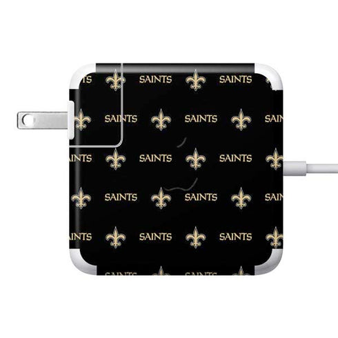 NFL New Orleans Saints Blitz Series 85W Power Adapter (15 and 17 inch MacBook Pro Charger) Skin