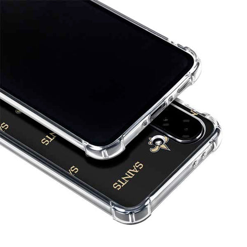 NFL New Orleans Saints Blitz Series Galaxy A36 5G Clear Case