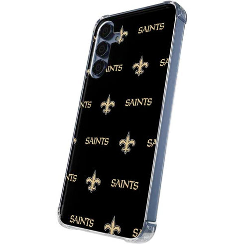 NFL New Orleans Saints Blitz Series Galaxy A55 5G Clear Case