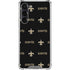 NFL New Orleans Saints Blitz Series Galaxy S24 FE Clear Case