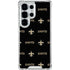 NFL New Orleans Saints Blitz Series Galaxy S25 Ultra Clear Case