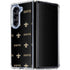 NFL New Orleans Saints Blitz Series Galaxy Z Fold5 5G Clear Case