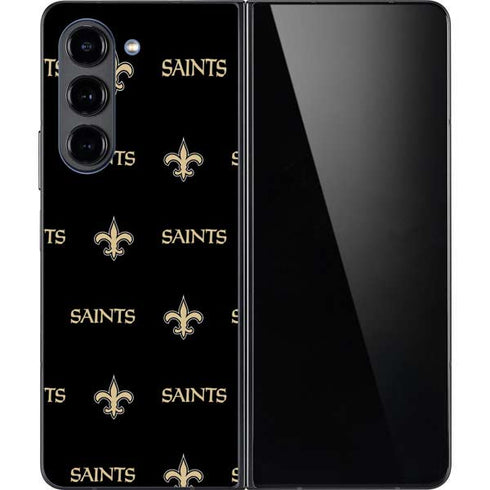 NFL New Orleans Saints Blitz Series Galaxy Z Fold5 5G Skin