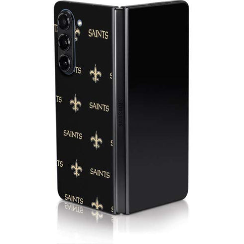 NFL New Orleans Saints Blitz Series Galaxy Z Fold5 5G Skin