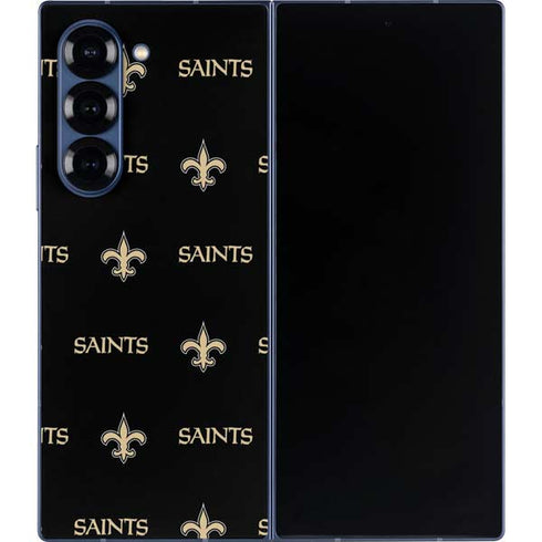 NFL New Orleans Saints Blitz Series Galaxy Z Fold6 Skin