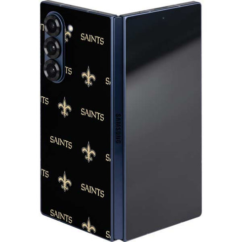 NFL New Orleans Saints Blitz Series Galaxy Z Fold6 Skin