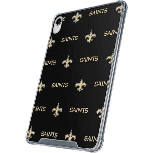 NFL New Orleans Saints Blitz Series iPad 11th Gen (2025) Clear Case
