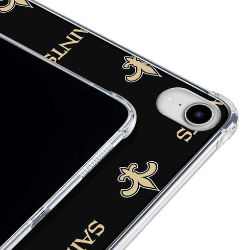 NFL New Orleans Saints Blitz Series iPad 11th Gen (2025) Clear Case
