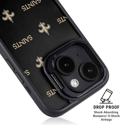 NFL New Orleans Saints Blitz Series iPhone 14 Plus Kickstand Case