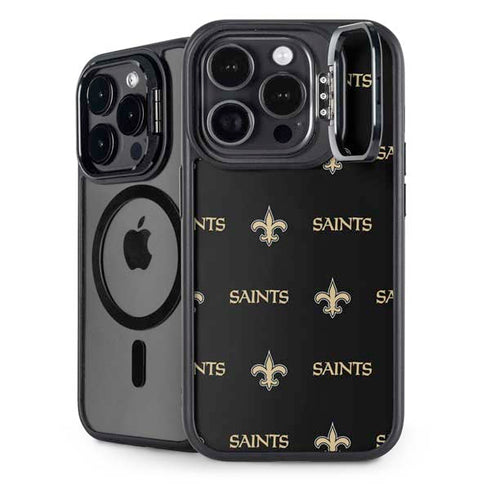 NFL New Orleans Saints Blitz Series iPhone 14 Pro Max Kickstand Case