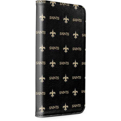 NFL New Orleans Saints Blitz Series iPhone 15 Folio Case