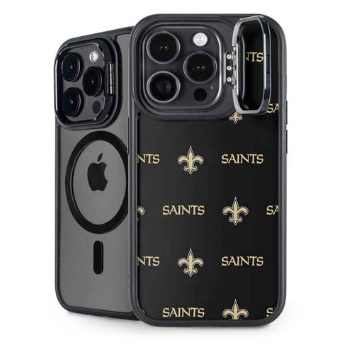 NFL New Orleans Saints Blitz Series iPhone 15 Pro Max Kickstand Case