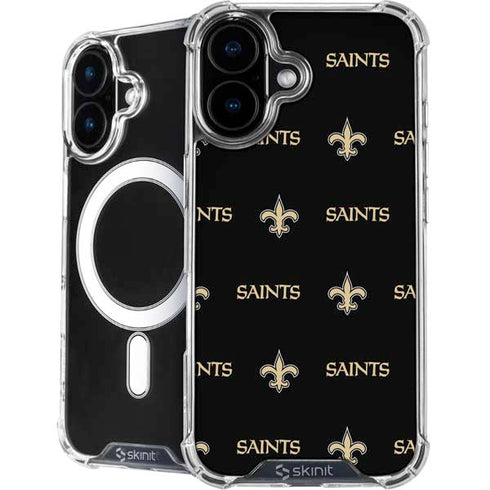 NFL New Orleans Saints Blitz Series iPhone 16 MagSafe Case