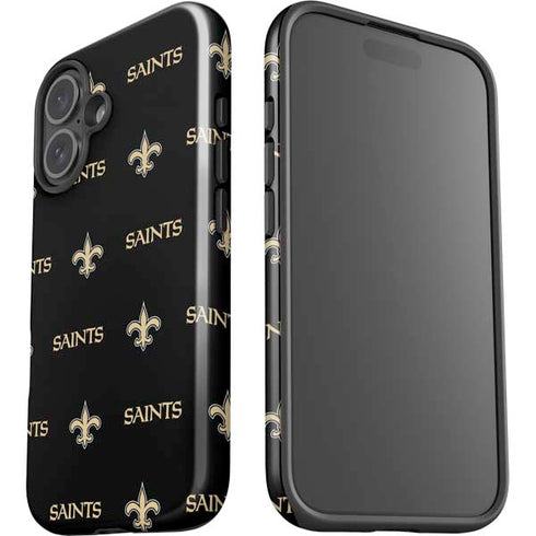 NFL New Orleans Saints Blitz Series iPhone 16 Plus Impact Case