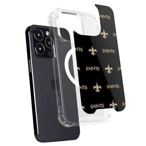 NFL New Orleans Saints Blitz Series iPhone 16 Pro Max MagSafe Case
