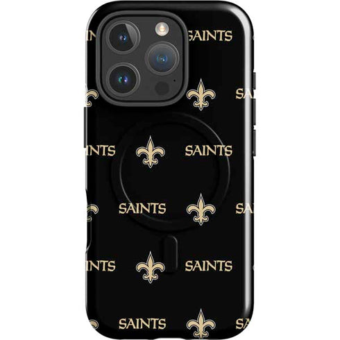 NFL New Orleans Saints Blitz Series iPhone 16 Pro Max Magsafe Impact Case