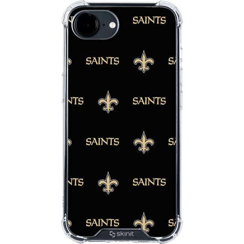 NFL New Orleans Saints Blitz Series iPhone 16e Clear Case