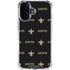 NFL New Orleans Saints Blitz Series iPhone 17 Clear Case