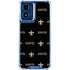 NFL New Orleans Saints Blitz Series Moto G 5G (2024) Clear Case