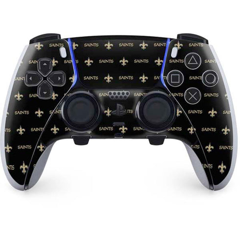 NFL New Orleans Saints Blitz Series PS5 DualSense Edge Pro Controller Skin