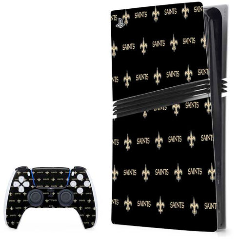 NFL New Orleans Saints Blitz Series PS5 Pro Bundle Skin