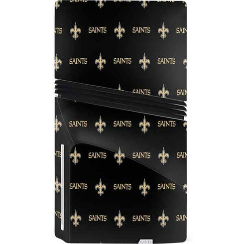 NFL New Orleans Saints Blitz Series PS5 Pro Disk Console Skin