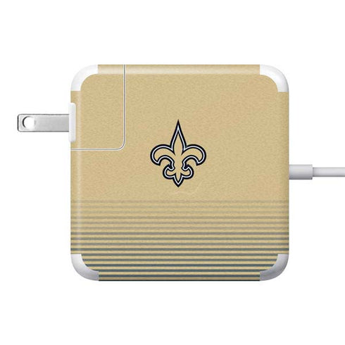 NFL New Orleans Saints Breakaway 85W Power Adapter (15 and 17 inch MacBook Pro Charger) Skin