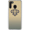NFL New Orleans Saints Breakaway Galaxy A21 Clear Case