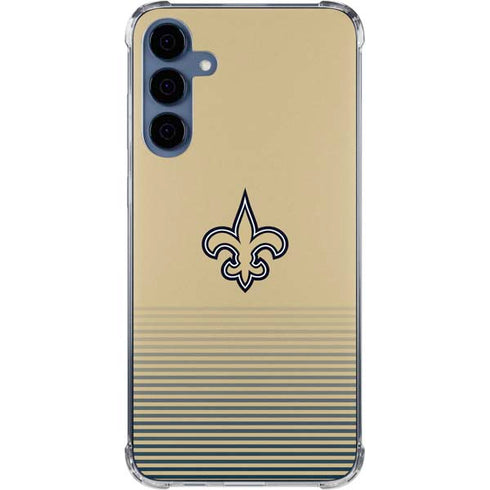 NFL New Orleans Saints Breakaway Galaxy A35 5G Clear Case