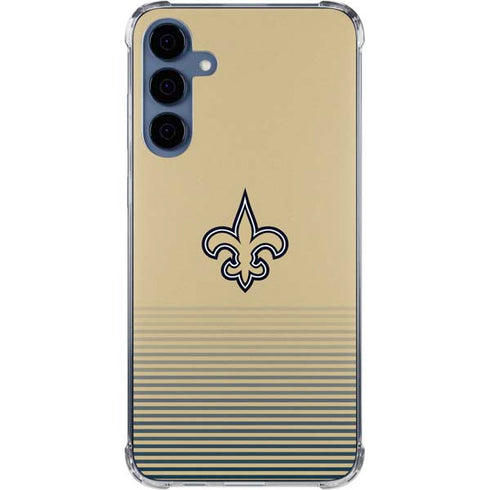NFL New Orleans Saints Breakaway Galaxy A55 5G Clear Case